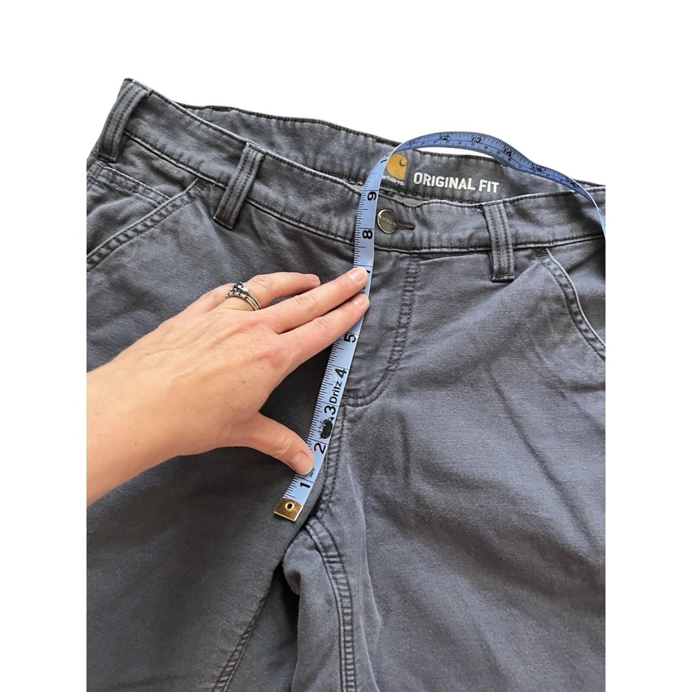Carhartt Women's Workwear Pants Fleece Lined Insulated Gray Size 6 Short - Picture 9 of 10